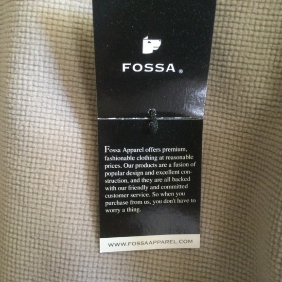 Fossa Waffle Fleece Quarter Zip Pullover Sweatshirt Au Bon Pain Mens L NWT COZY - Picture 8 of 13